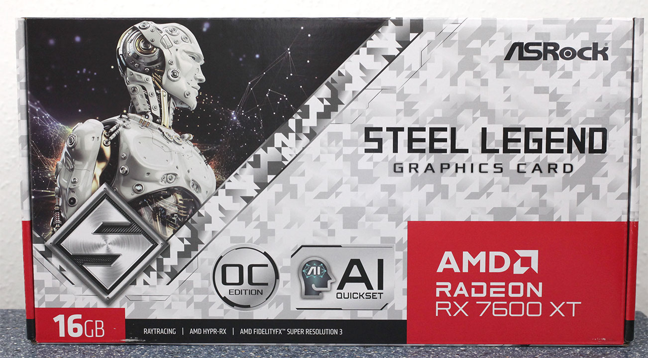 ASRock Radeon RX 7600 XT Steel Legend Review - Pictures & Teardown