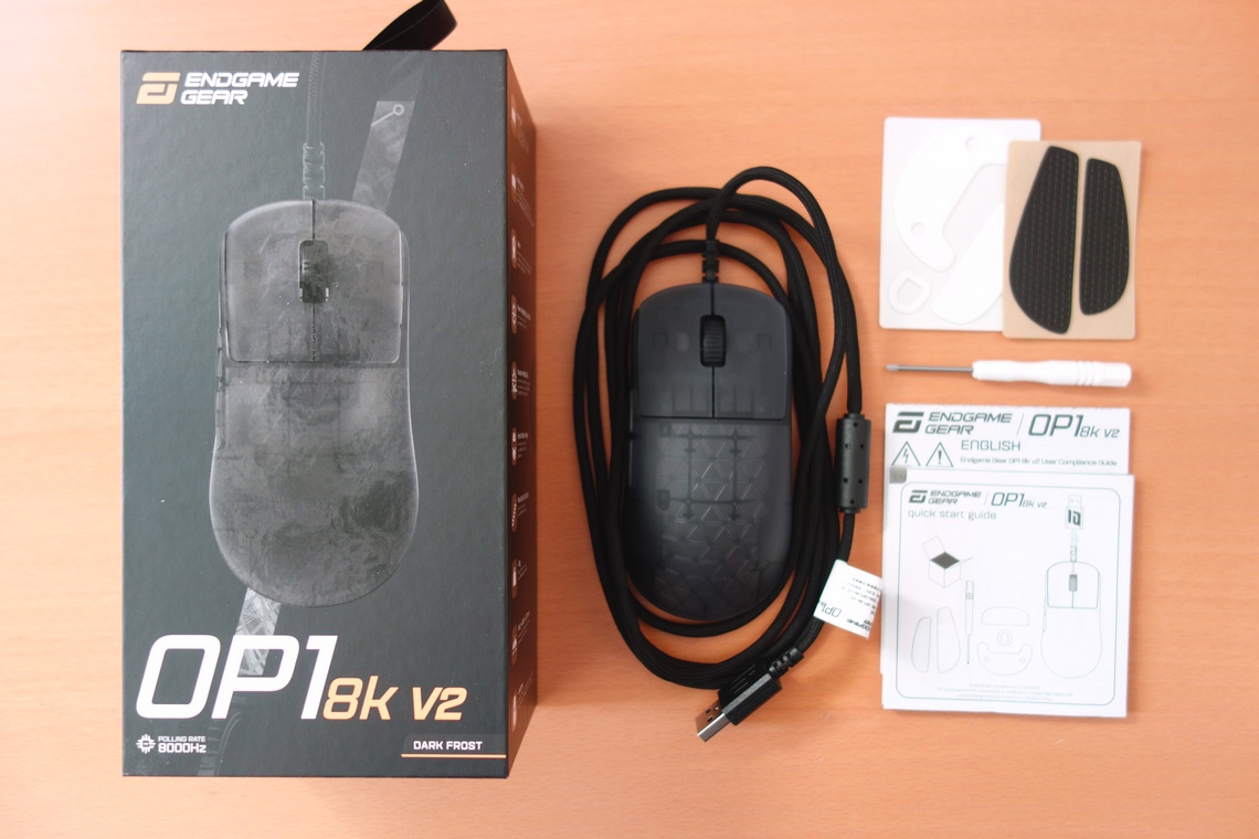 Endgame Gear OP1 8K V2 Review - Packaging, Weight, Cable & Feet