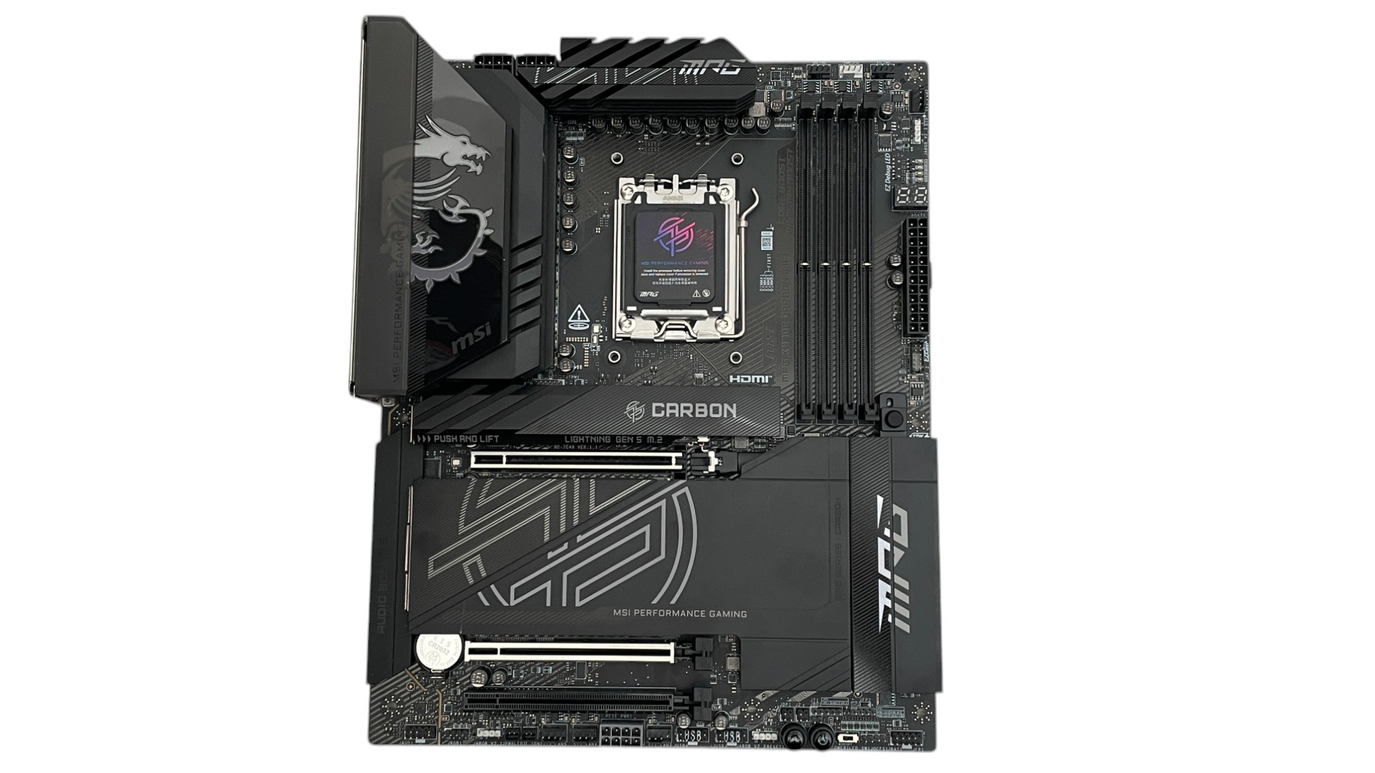 MSI MPG X870E Carbon Wi-Fi Review - Board Layout | TechPowerUp