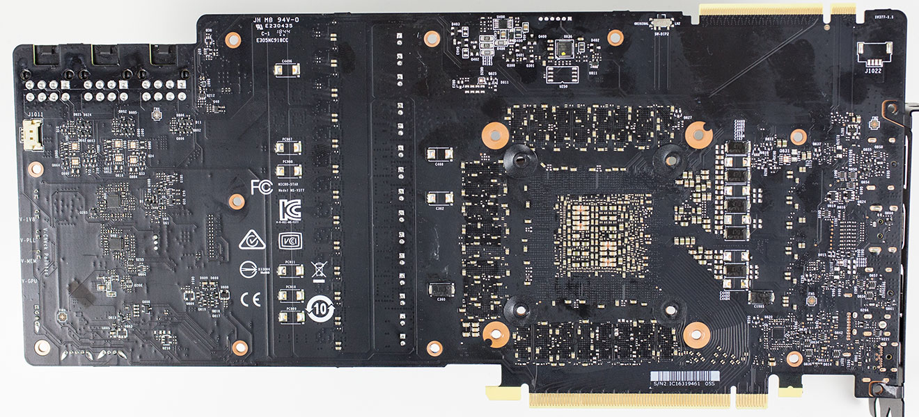 MSI GeForce RTX 2080 Ti Lightning Z 11 GB Review - Circuit Board
