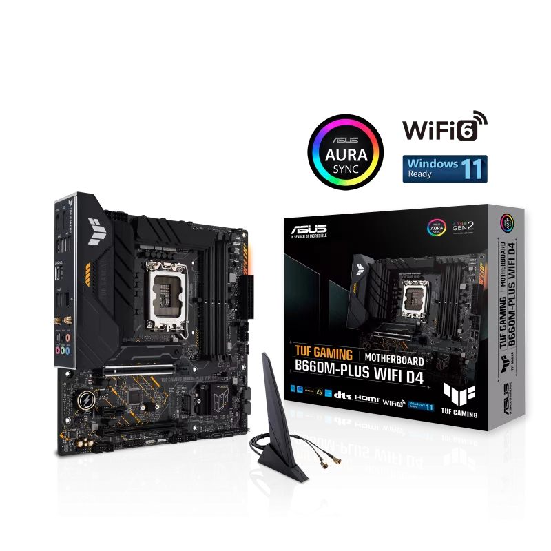 TUF GAMING B660M-PLUS WIFI D4 - インテル®12世代CPU対応B660チップ