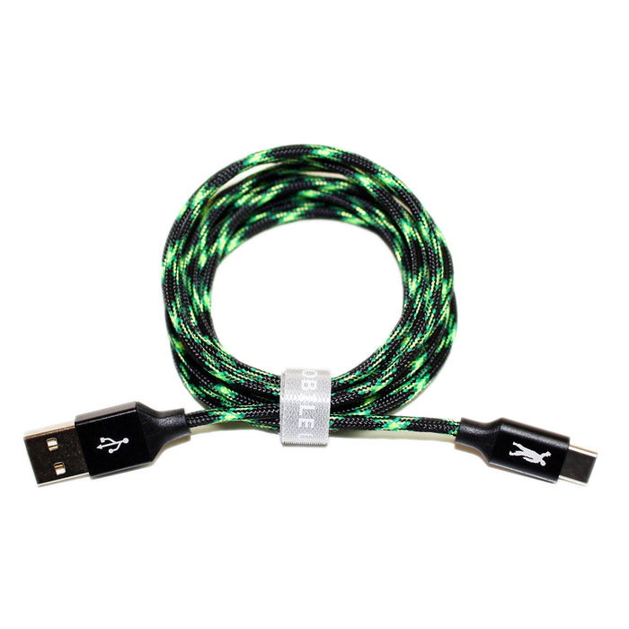 High Speed USB 2.0 USB-C to A Sync and Charge Zombie Cable, 6 Ft