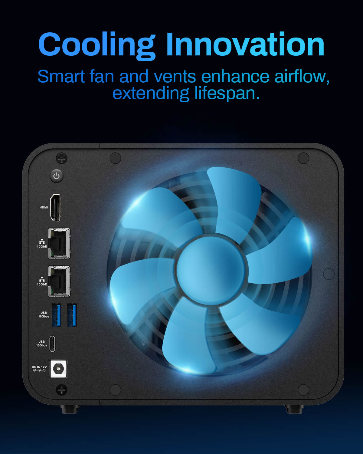 Terramaster F4-424 Max Dual 10GbE Ports NAS Storage – TerraMaster