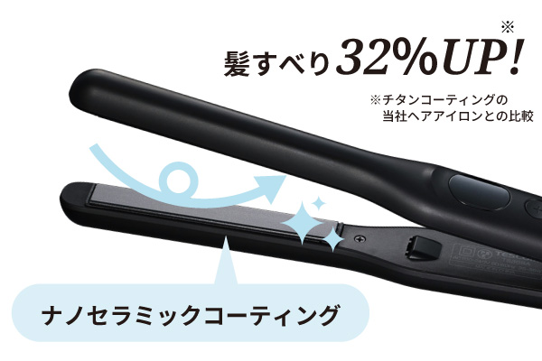 新製品】マイナスイオン スリムストレートアイロン TS368A – テスコム