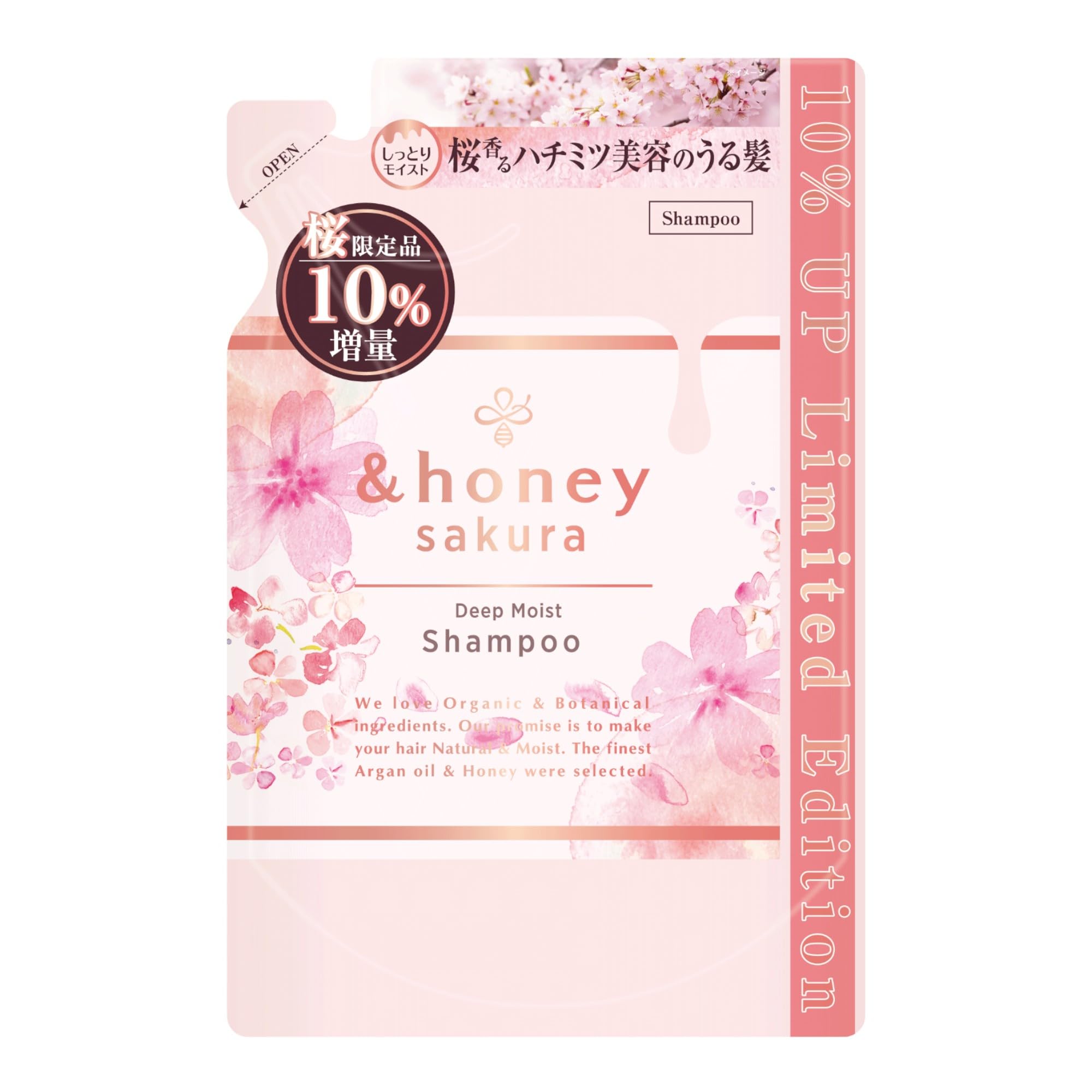 TESOLIFE特搜商城 VICREA &HONEY SAKURA DEEP MOIST SHAMPOO REFILL