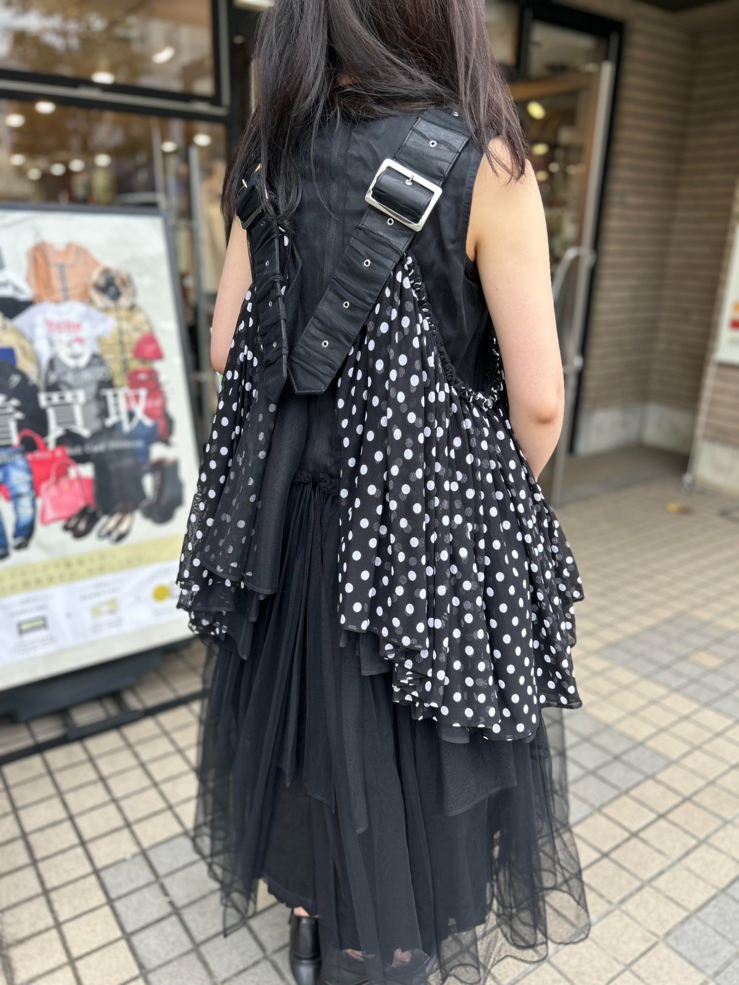 noir kei ninomiya/ノワール ケイ ニノミヤ】よりドット切替Aライン