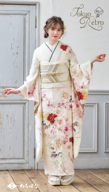 マーシュ彩ちゃん”着用の振袖-白｜成人記念の新作振袖ご紹介 TR-