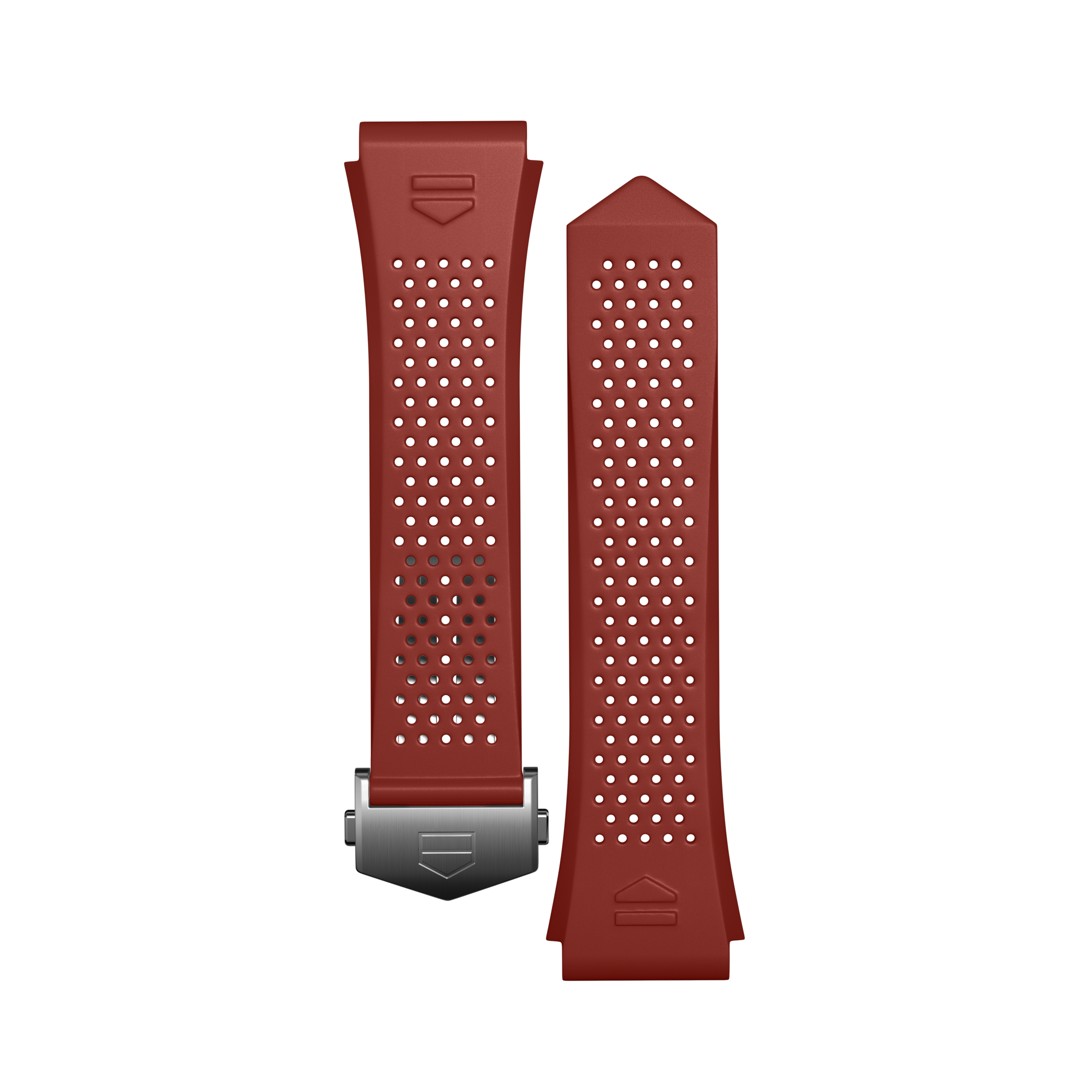 レッド ラバーストラップ(TAG Heuer Connected Calibre E4 45mm用