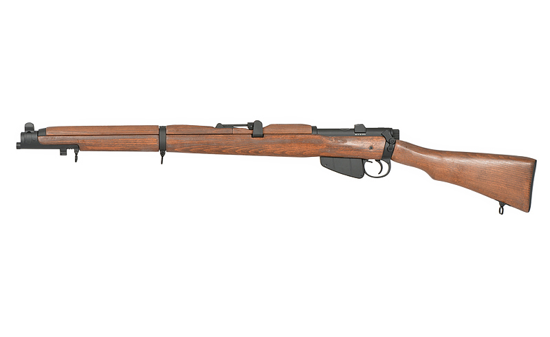 WWII SMLE No.1 MK III Bolt-Action Rifle Replica - Real Wood