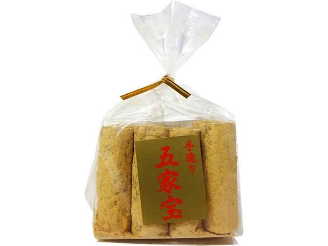 ☆ワタトー 巾着極上五家宝8本 (きなこ) (4961351501614) の仕入れ・箱