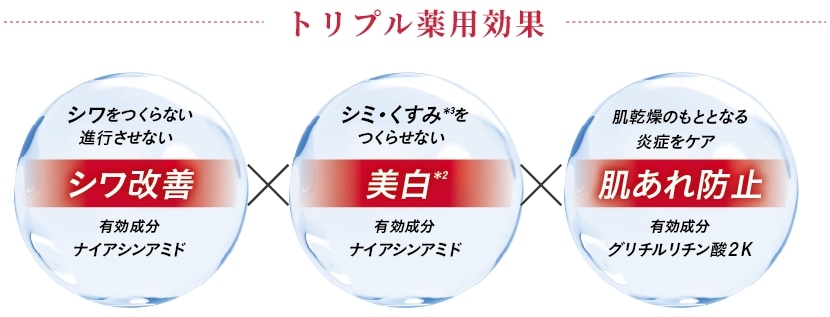 エステファクト リンクルホワイトメディカルジェル: オールインワン