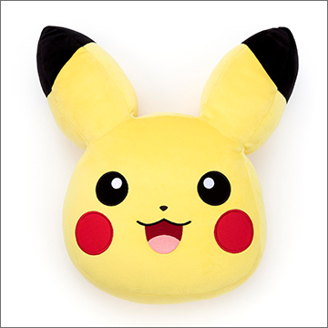 ポケモン／Mocchi-Mocchi-Style／フェイス型ぬいぐるみ／ピカチュウ