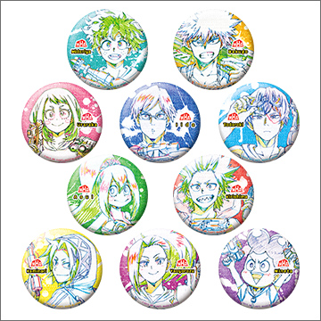 僕のヒーローアカデミア ヒーロー缶バッジ10｜商品情報｜タカラトミー