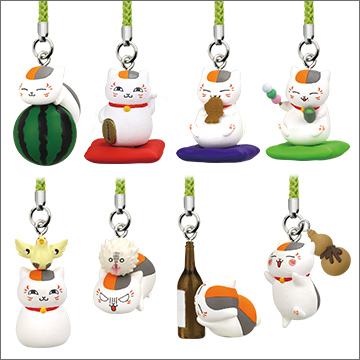 夏目友人帳 ニャンコ先生 徒然根付ストラップ Part3｜商品情報｜タカラ