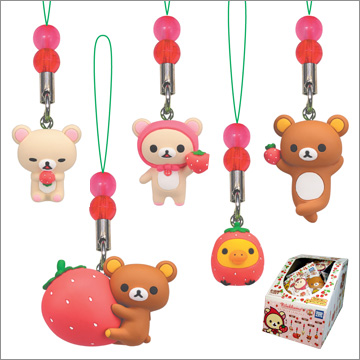 ファンシーボックス リラックマ いちごのフィギュアストラップ｜商品