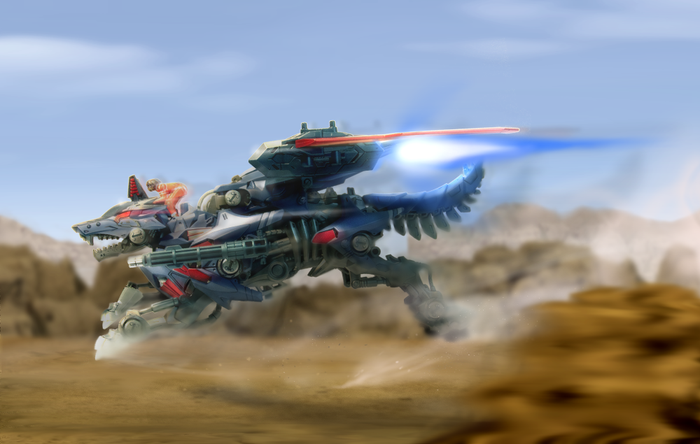 ZWR04ビクター・スピーゲル専用ハンターウルフ｜商品情報｜ゾイド