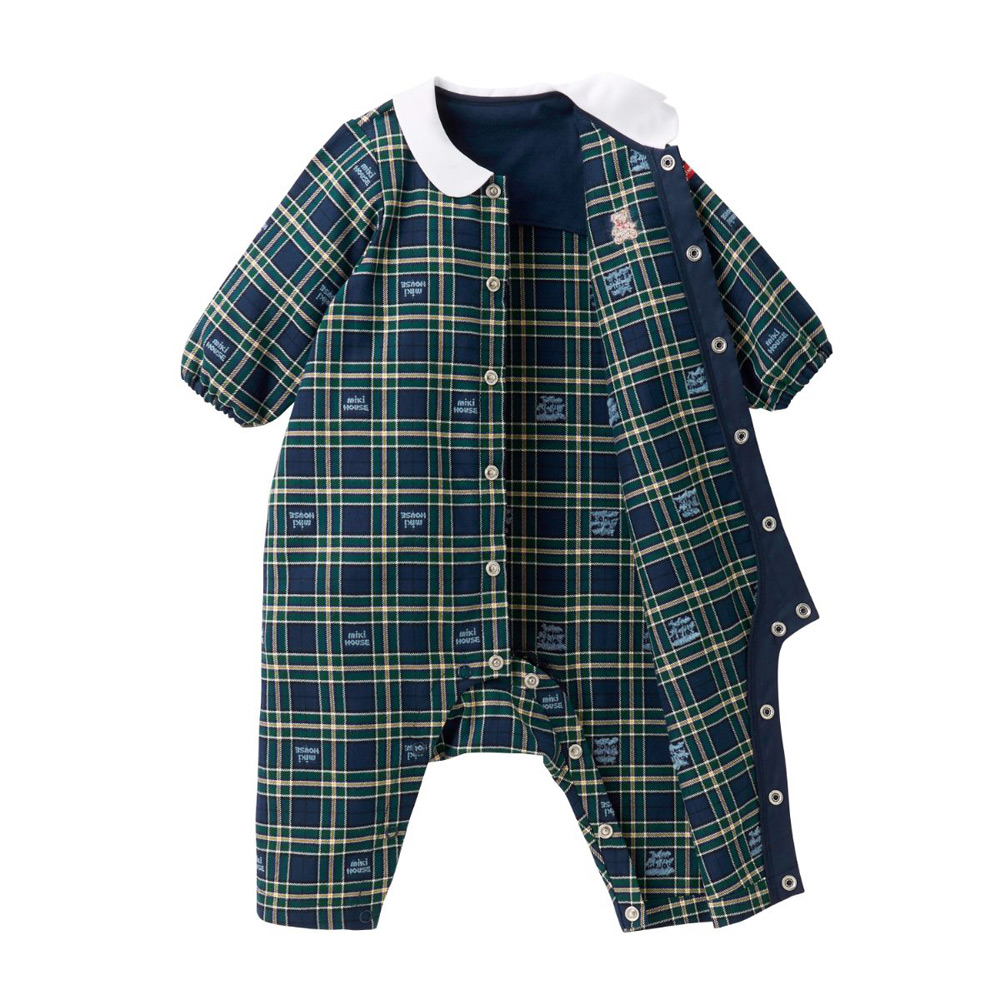 ミキハウスチェックカバーオール 70cm→80cm | 商品詳細 | 高島屋