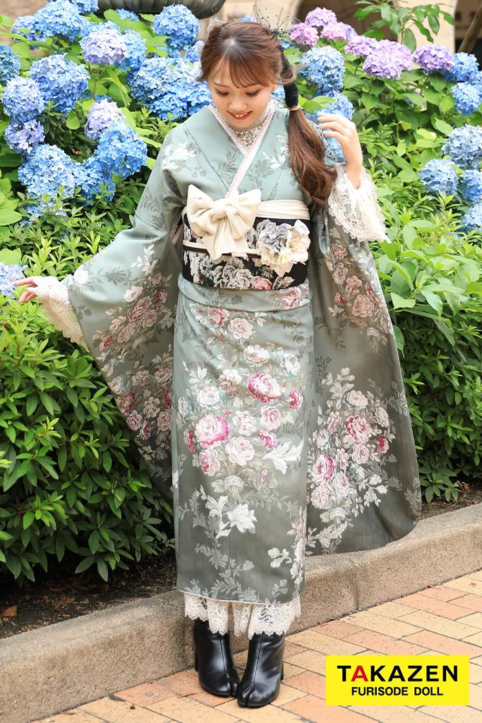 くすみカラーガーリー くすみグリーン/スモーキーカラー アンティーク