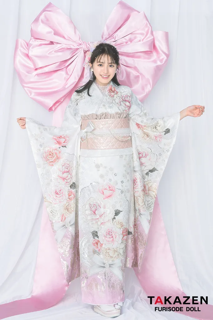TAKAZENの白ピンクの振袖について💓｜成人式振袖・卒業式袴レンタル