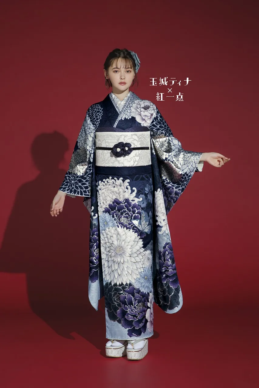 145~159センチぐらいの方が適応サイズ】振袖フルセット 玉城ティナ