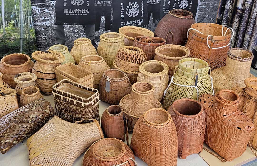 竹の玉入れ籠の種類 - 竹虎四代目がゆく！