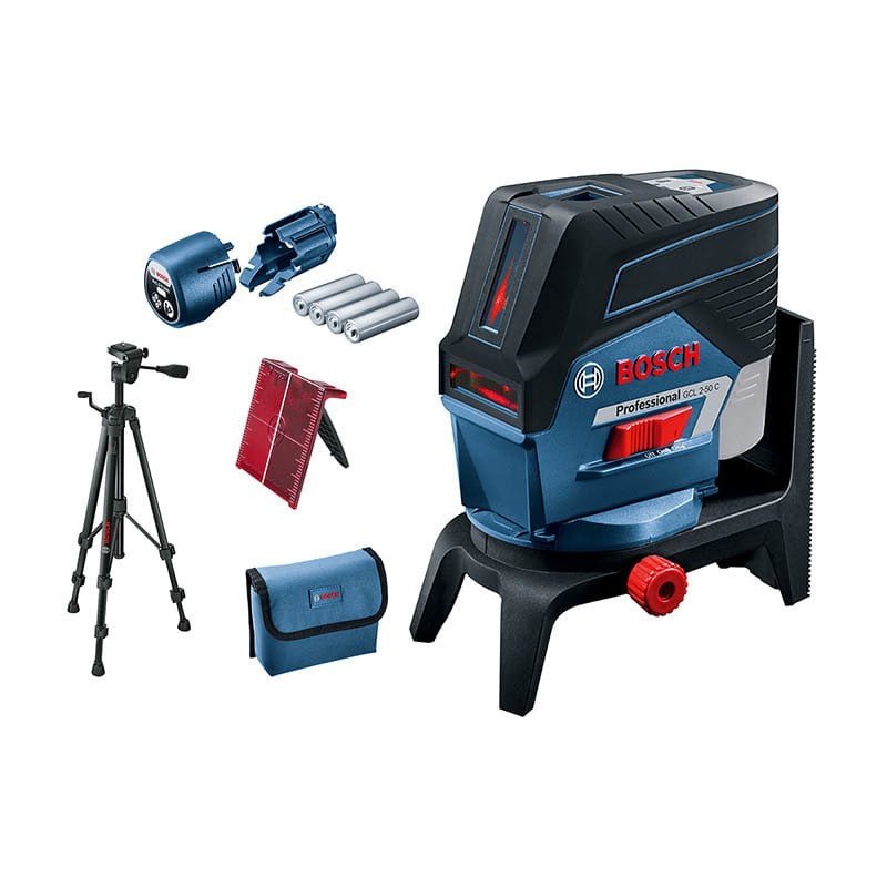 BOSCH GCL 2-50 C + BT 150 Profesyonel Çapraz Çizgili Noktasal