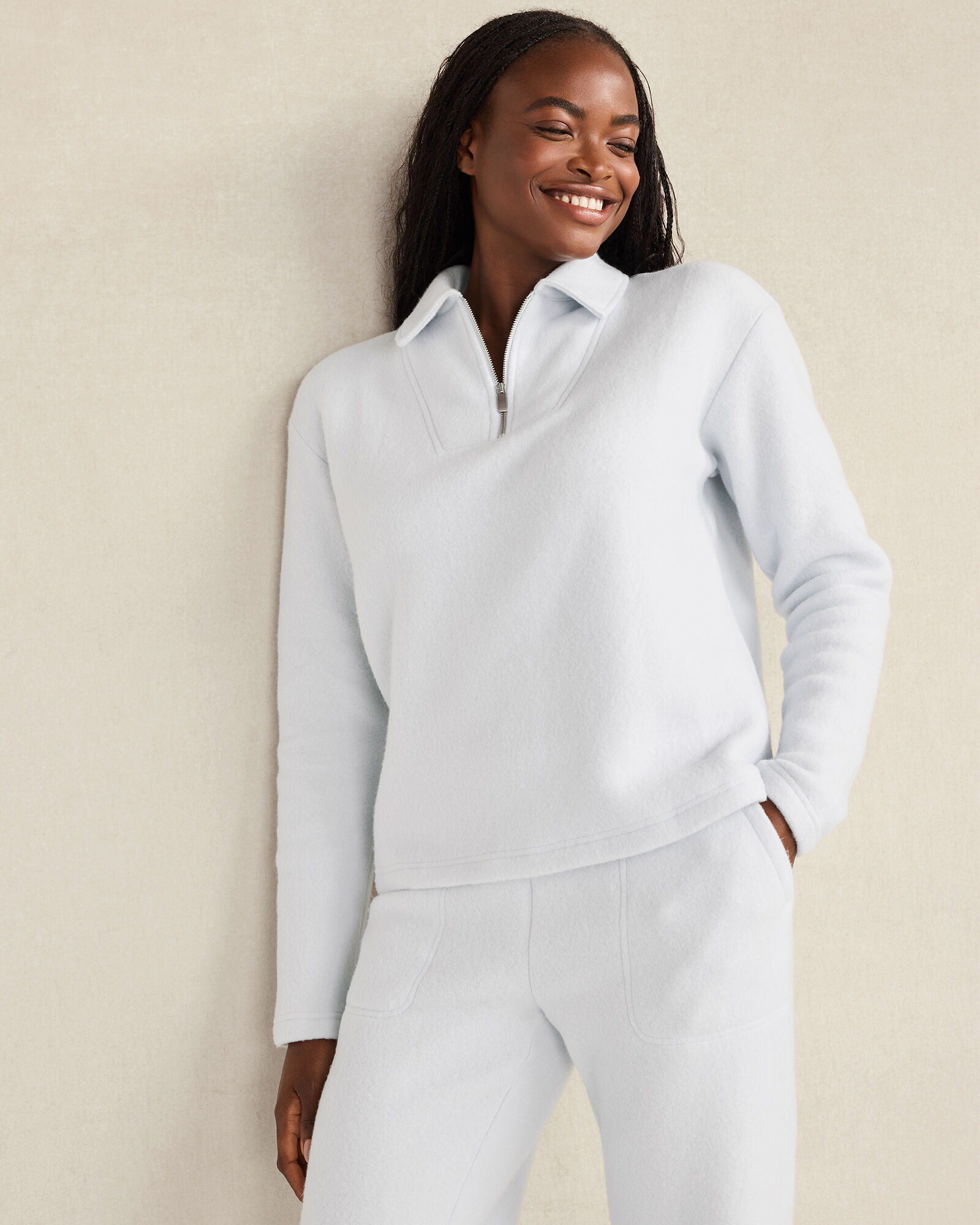 Comfort Fleece Quarter-Zip Pullover | Haven Well Within