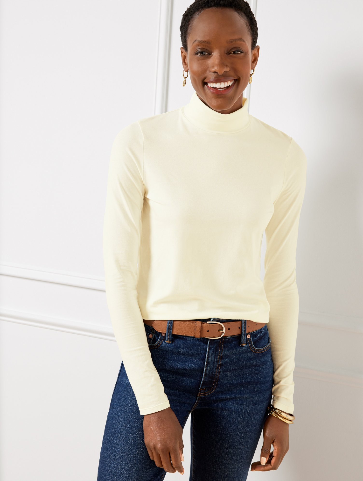 Cotton Turtleneck | Talbots