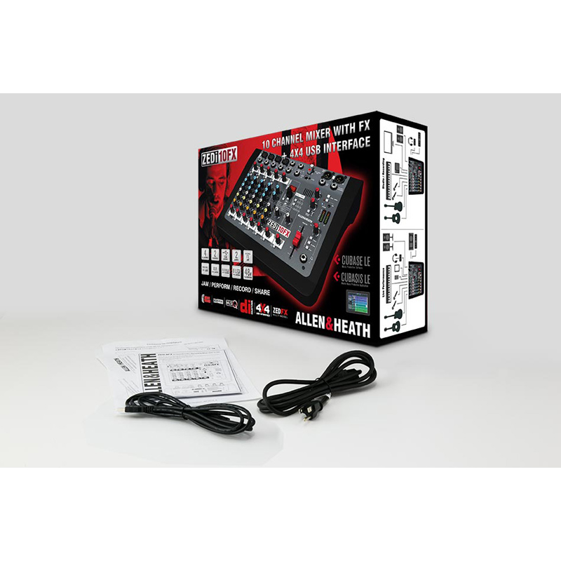 Allen & Heath ZEDi-10FX 10-channel Mixer with USB Audio Interface