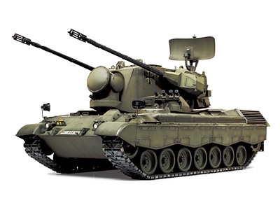 タミヤ 1/16 ビッグタンクシリーズ 西ドイツ ゲパルト対空戦車