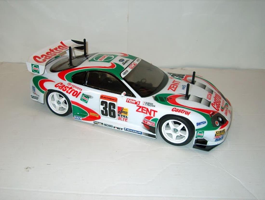 58264: Castrol Toyota Toms Supra from RAE56 showroom, - Tamiya RC