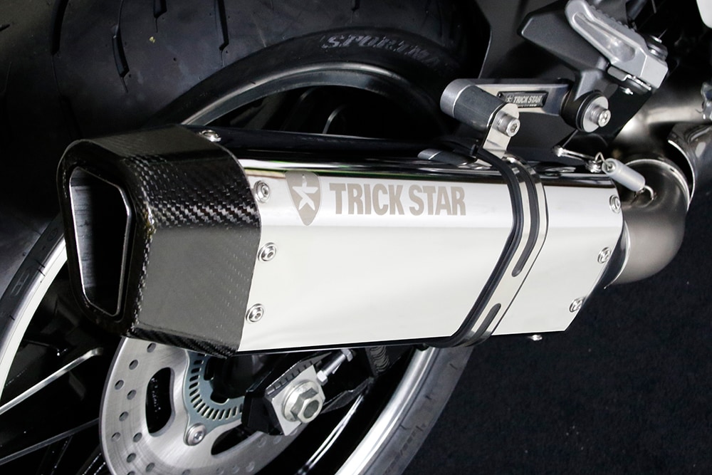 TRICK STARから差込径φ60.5㎜の汎用『IKAZUCHIサイレンサー ステン