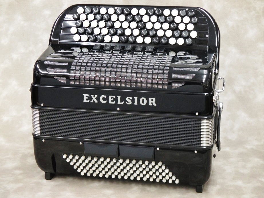 EXCELSIOR Model:696 [Black] 【アコーディオン】 - 谷口楽器