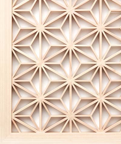 麻の葉 ｜ 吉祥組子シリーズ ｜ 組子製品 ｜ 組子細工 タニハタ