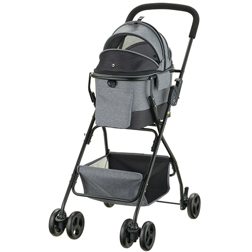 たのめーる】リッチェル ペットカート ミニモ グレー 1台の通販