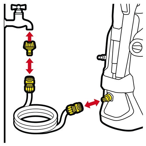 たのめーる】ケルヒャー 水道ホースセット 3m 2.645-350.0 1本の通販