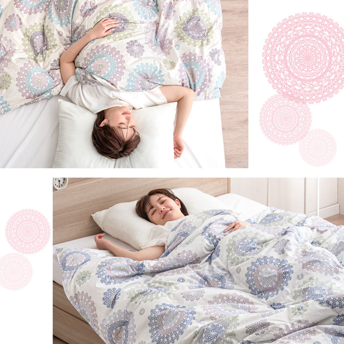 シングルロング・2枚組] 洗える ダウンケット 日本製 ホワイトダック