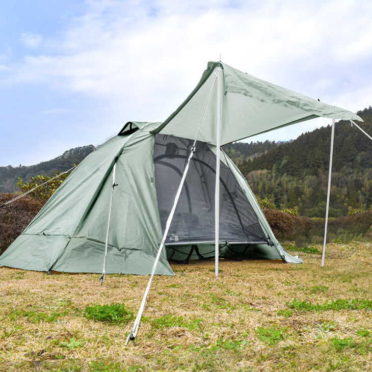 200×180］ENDLESS BASE オールシーズン使える 1人用 コットテント