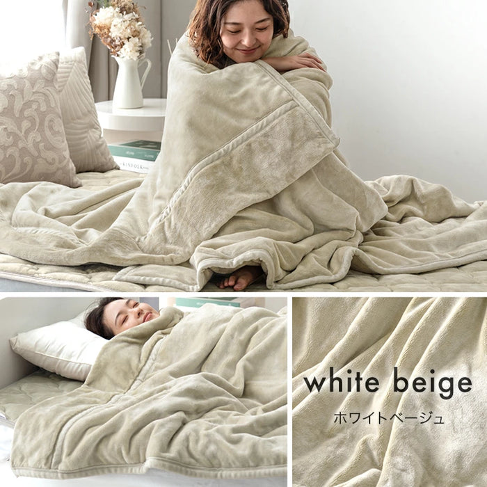 クリアランス】［ダブル］Toronel -トロネル- 2枚合わせ 毛布 襟付き