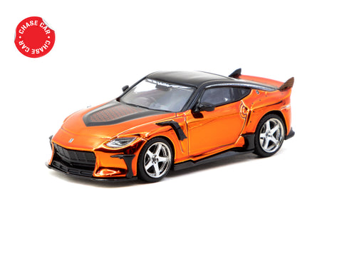 Tarmac Works 1/64 Nissan VeilSide FFZ400 Fairlady Z Orange - GLOBAL64