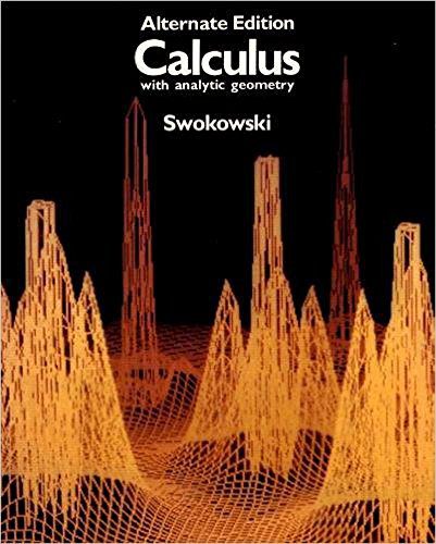 PDF) Calculus With Analytic Geometry - Earl Swokowski - 2nd Edition