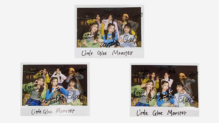 Little Glee Monsterの直筆サイン入りチェキをプレゼント