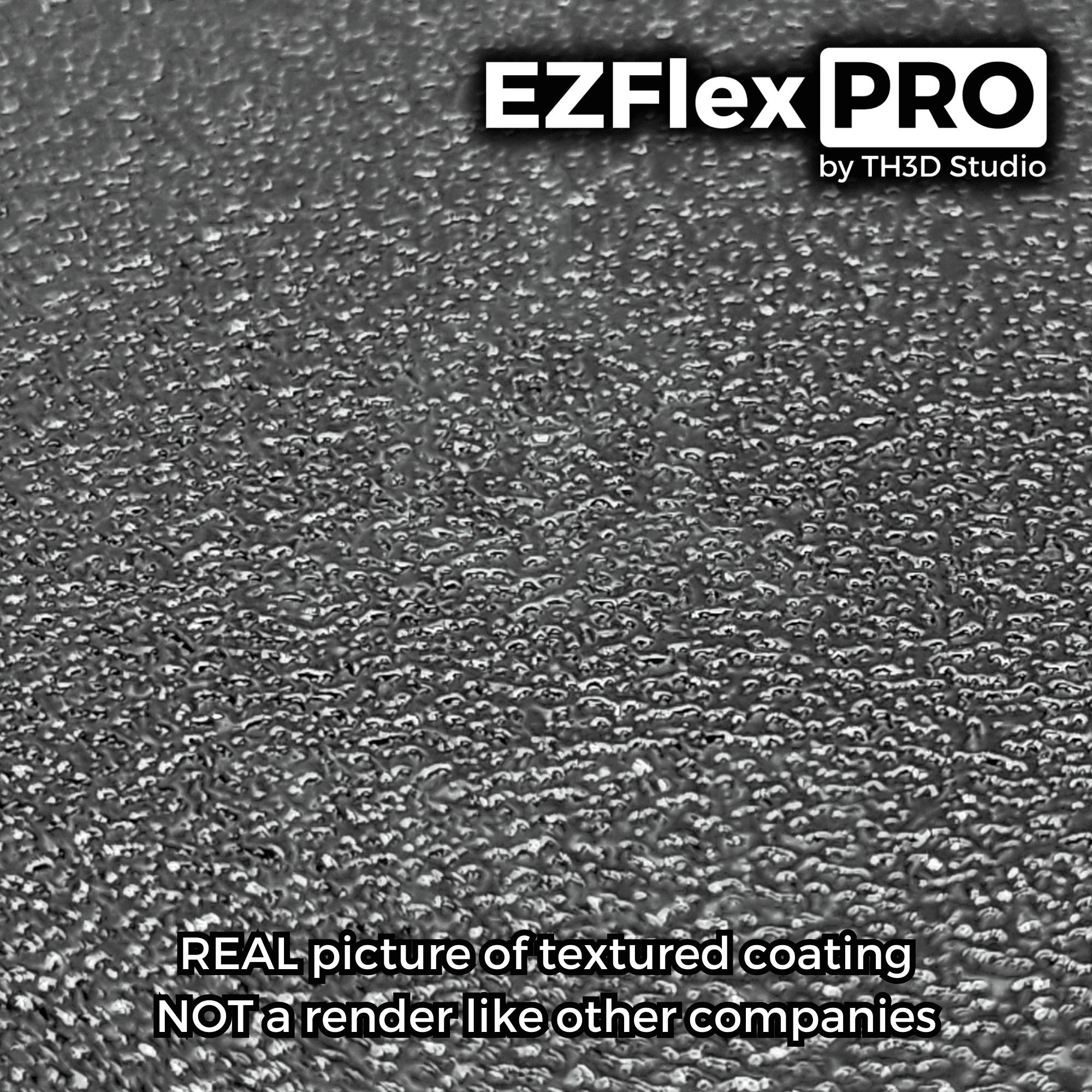 CLEARANCE** 235x235mm Dual Sided Black Textured PEI Flex Plate