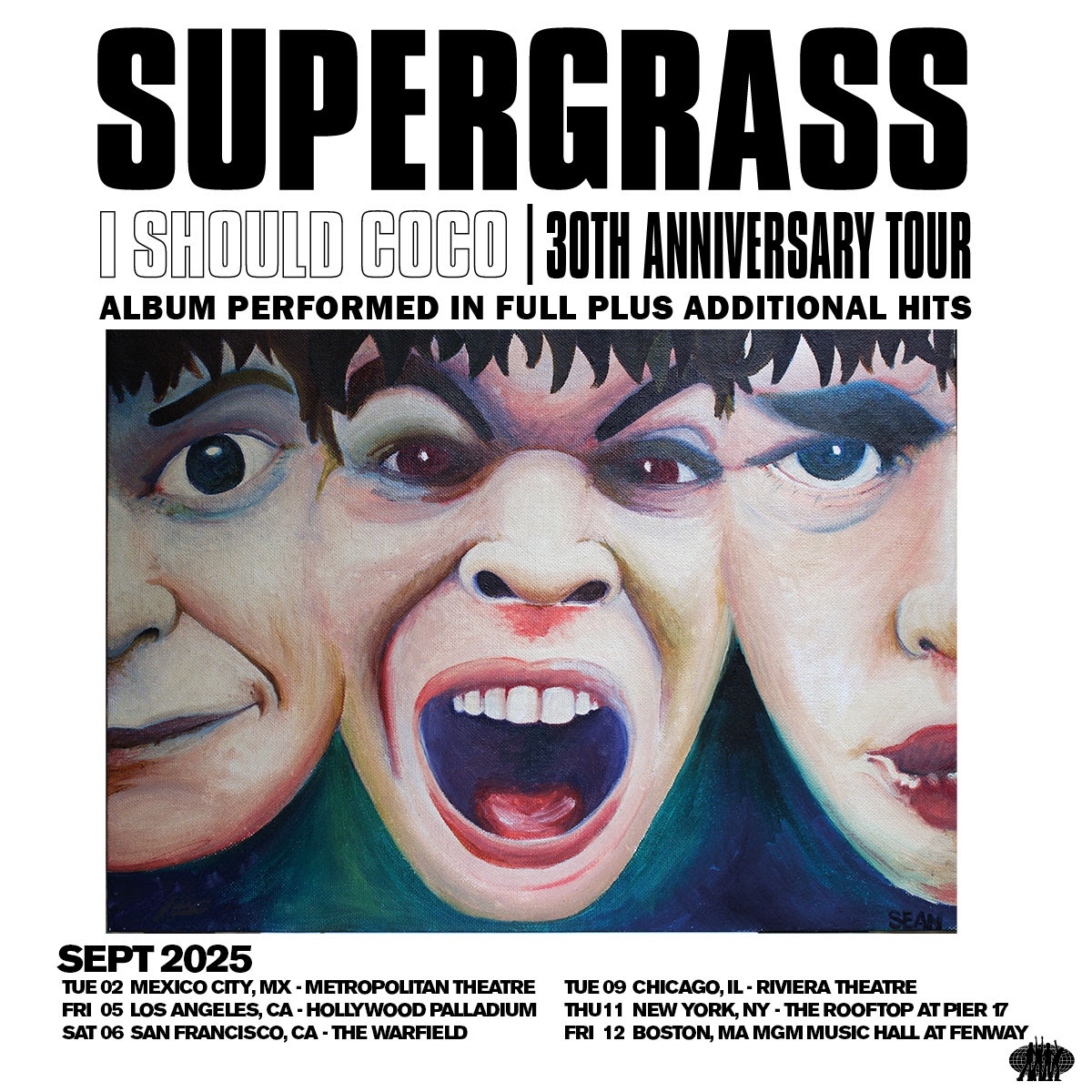 Supergrass Announces North American Tour for 'I Should Coco' 30th