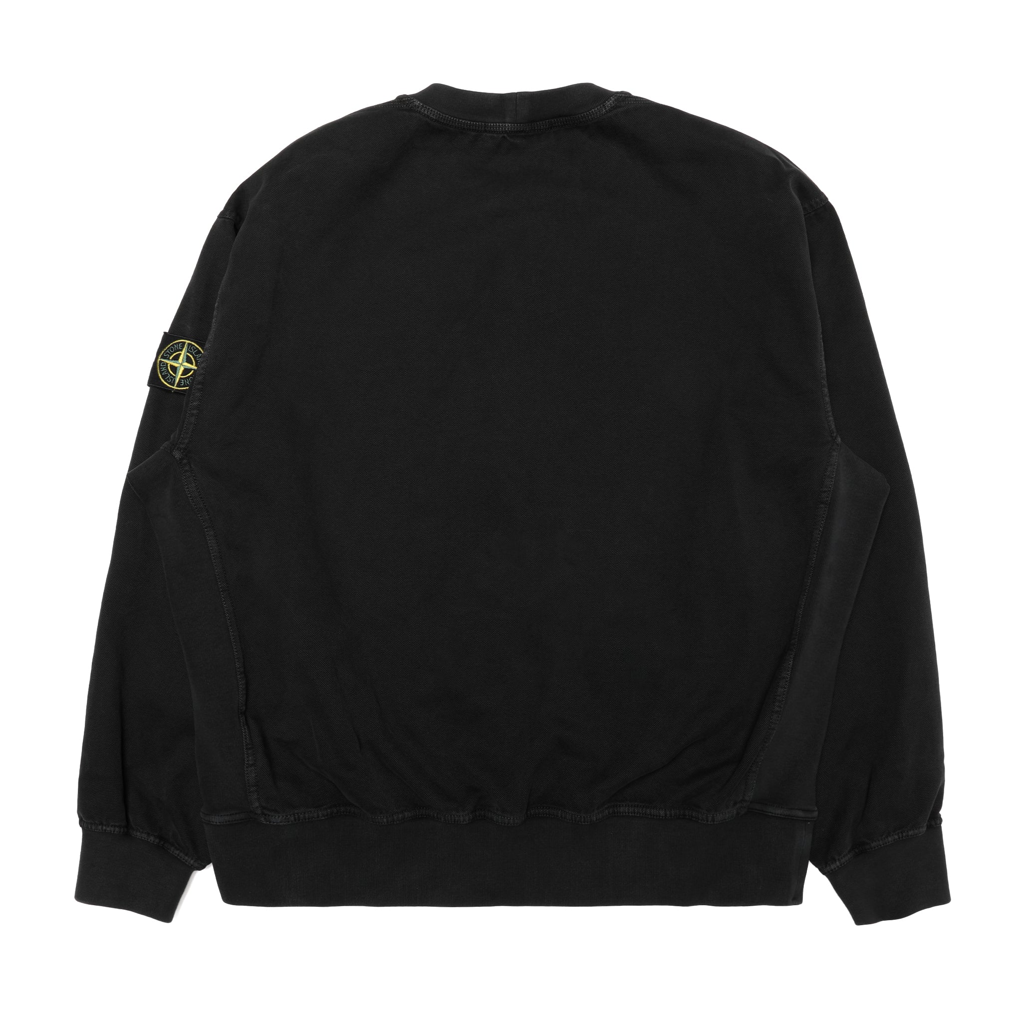 K2S156100015S0184_V0129] Stone Island Washed Effect Crewneck