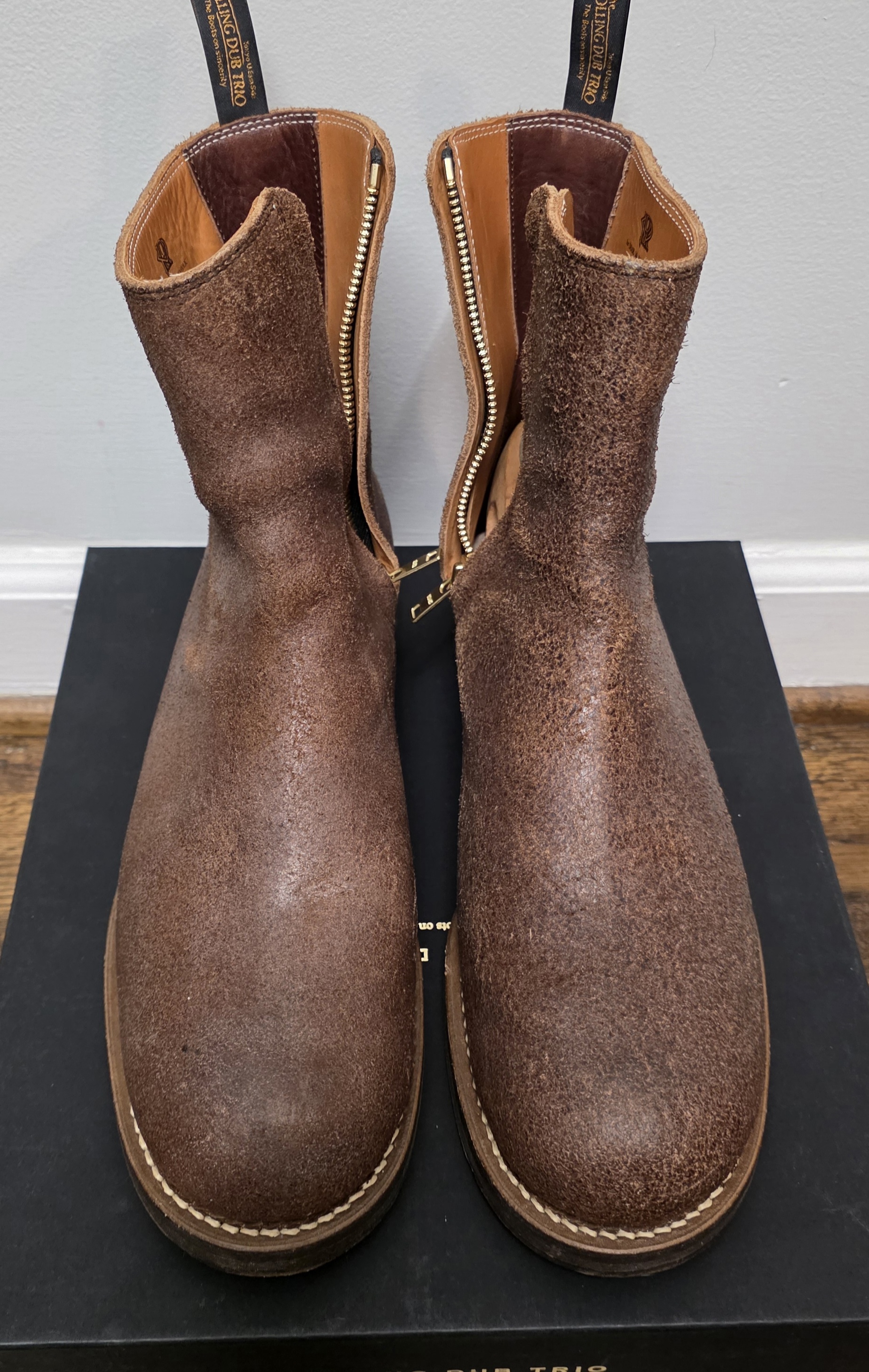 Rolling Dub Trio Brown Waxed CXL Casper size 9 | The Fedora Lounge