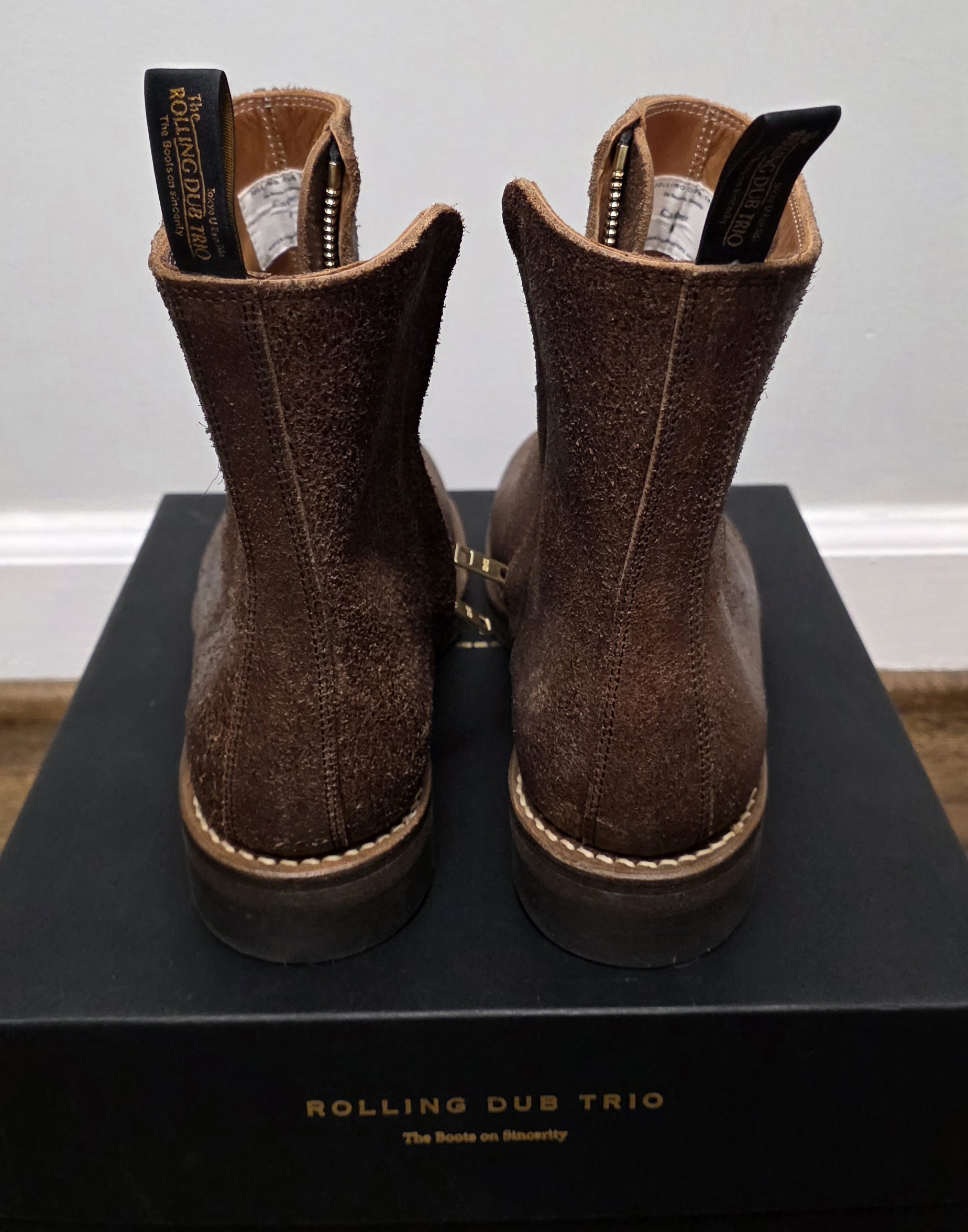 Rolling Dub Trio Brown Waxed CXL Casper size 9 | The Fedora Lounge