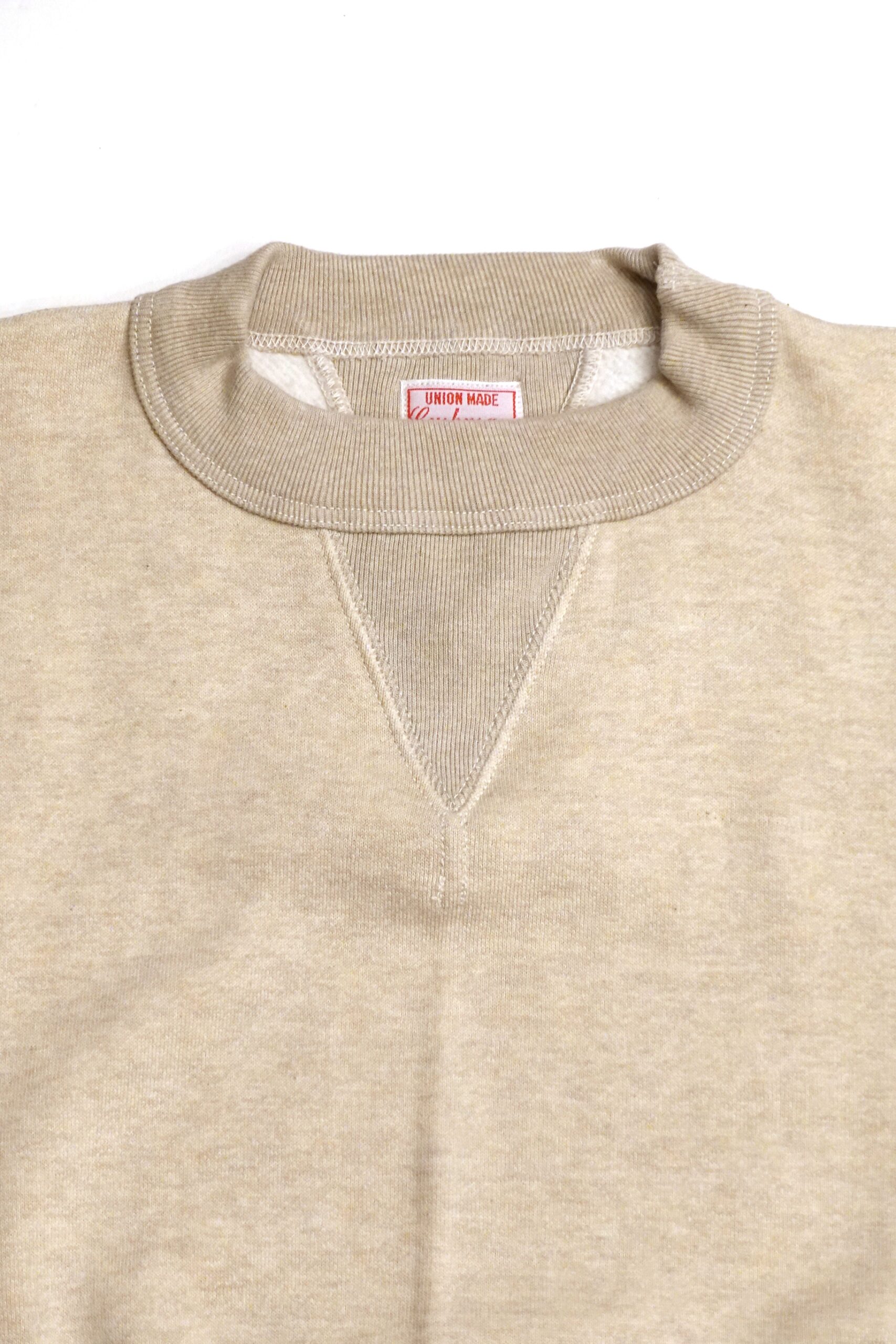 Cushman(クッシュマン) SET-IN SLEEVE SWEAT SHIRT #26901 / MIX BEIGE