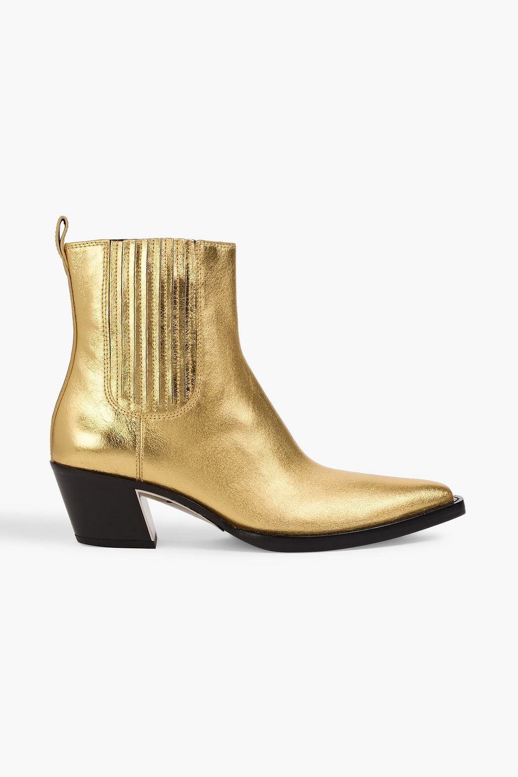 3.1 PHILLIP LIM Downtown metallic leather Chelsea boots | THE OUTNET