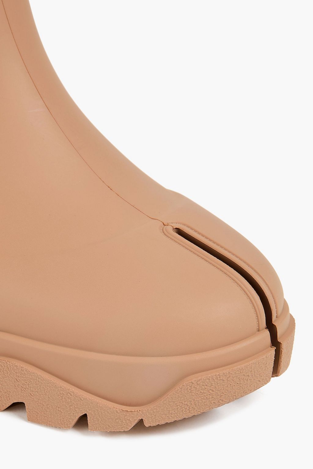 MAISON MARGIELA Tabi split-toe rubber rain boots | THE OUTNET